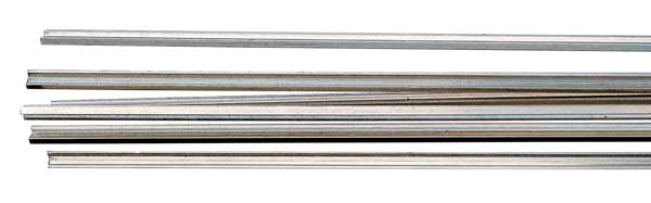 WalthersTrack HO Code 100 Nickel Silver Rail pkg(17) -- Each section - 36" 0.9m long; 51' 15.5m total length - 948-10000