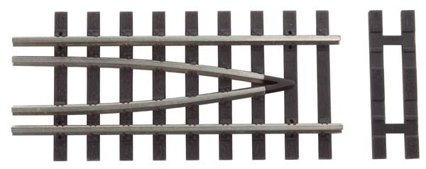 WalthersTrack HO Code 100 Nickel Silver Bridge Track End Set -- Includes 2 End Track Pieces, 2 Spacer Ties - 948-10005