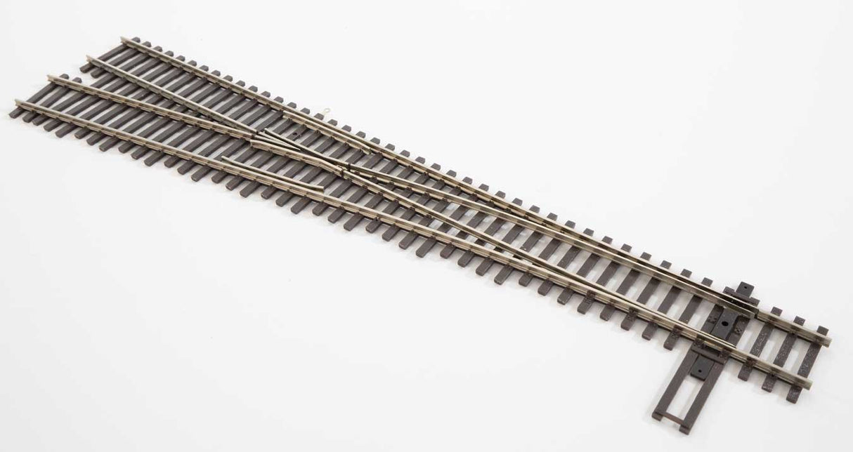 WalthersTrack HO Code 100 Nickel Silver DCC-Friendly #6 Turnout -- Left Hand - 948-10017