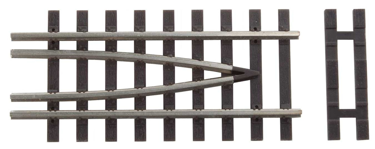 WalthersTrack HO Code 83 Nickel Silver Bridge Track End Set -- Includes 2 End Track Pieces, 2 Spacer Ties - 948-83005