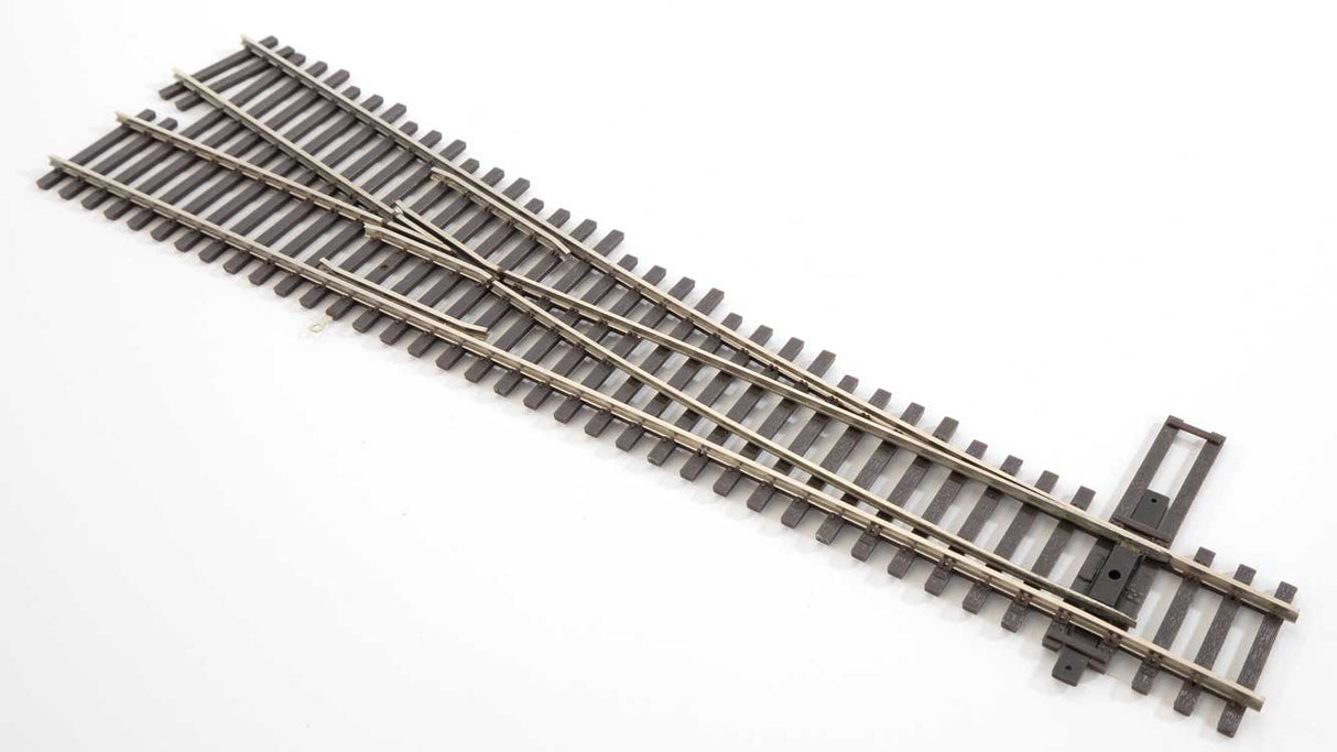 WalthersTrack HO Code 83 Nickel Silver DCC Friendly Number 5 Turnout -- Right Hand - 948-83016