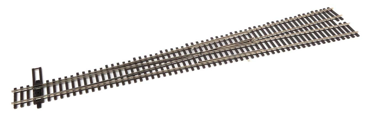 WalthersTrack HO Code 83 Nickel Silver DCC-Friendly #10 Turnout -- Left Hand - 948-83021