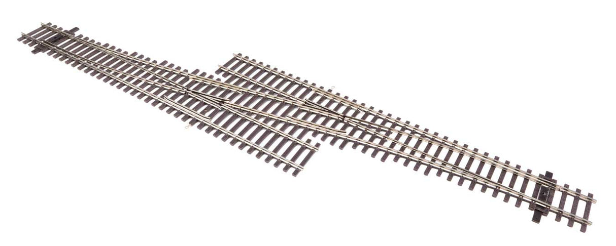 WalthersTrack HO Code 83 Nickel Silver DCC Friendly Number 5 Single Crossover Turnout -- Left Hand