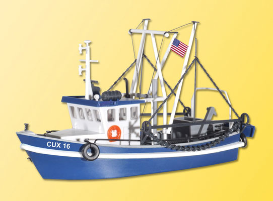 Walthers SceneMaster HO Modern Fishing Boat -- Kit - 949-11016