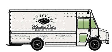 Walthers SceneMaster Morgan Olson(R) Route Star Van -- Magic Pan Bakeries