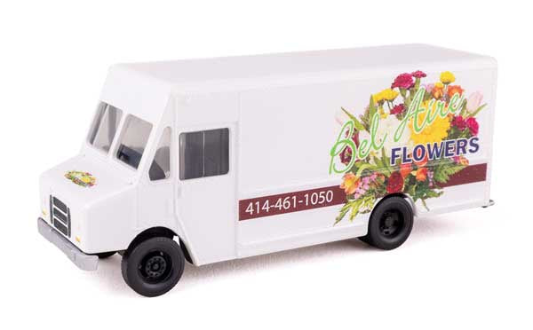 Walthers SceneMaster HO Morgan Olson(R) Route Star Van -- Bel Aire Flowers