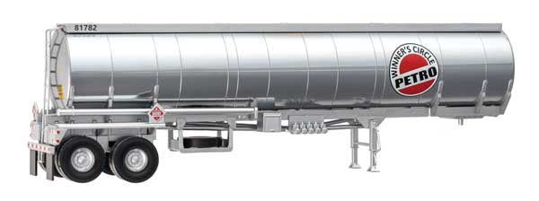 Walthers SceneMaster HO Petroleum Tank Trailer - Assembled -- Winner's Circle Walthers SceneMaster HO Petro