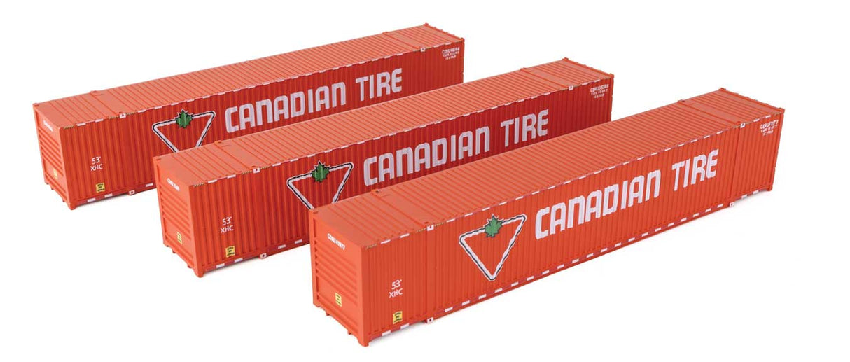 Walthers SceneMaster HO 53' Singamas Corrugated Side Container - 3-Pack -- Canadian Tire