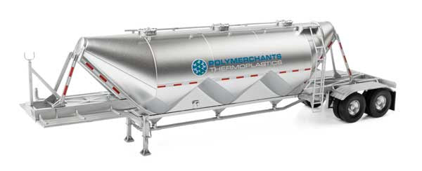 Walthers SceneMaster HO Dry Bulk Semi Trailer - Assembled - Transload Facility -- Polymerchant
