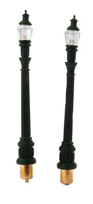Cast Iron Column Street Light -- pkg(2)