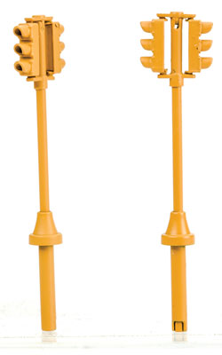Walthers SceneMaster 1960s-Style Traffic Light 2-Pack - Non-Operating -- Double-Sided - 949-4368