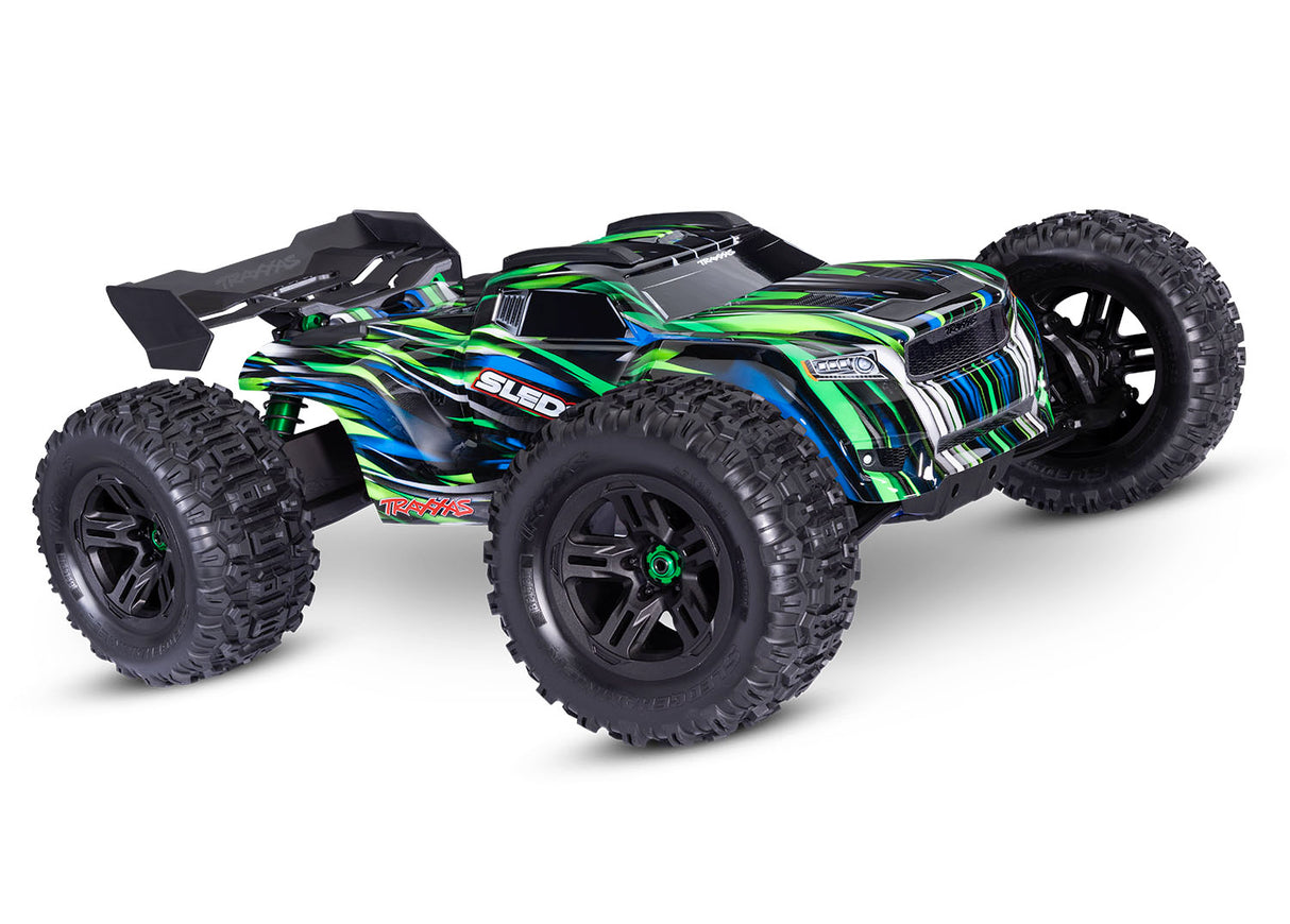 Traxxas 95096-4 Sledge 1/8 scale 4WD brushless monster truck - Green