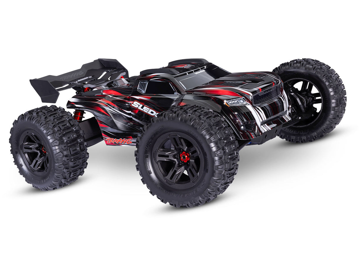 Traxxas 95096-4 Sledge 1/8 scale 4WD brushless monster truck - Red