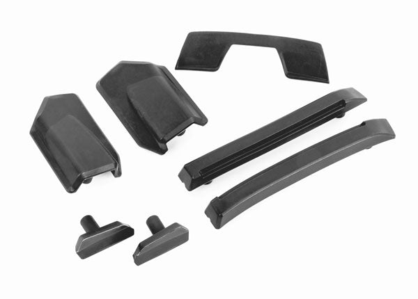 Traxxas 9510 Body reinforcement set, black/ Skid Pads (roof) (fits #9511 Body) - TRA9510