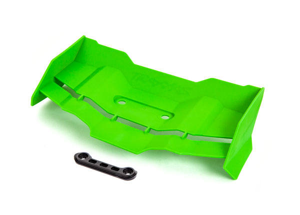Traxxas 9517G Wing/ wing washer (green)/ 4x12mm FCS (2) - TRA9517G