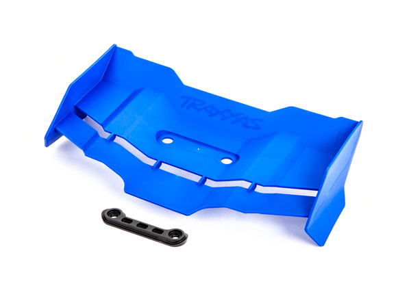 Traxxas 9517X Wing/ wing washer (blue)/ 4x12mm FCS (2) - TRA9517X
