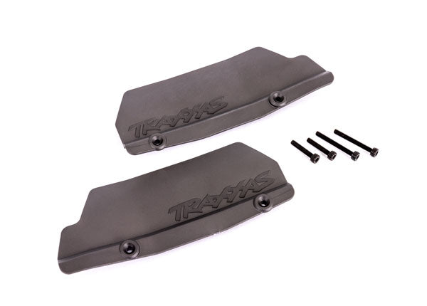 Traxxas 9519 Mud guards, Rear, - Gray (left and right)/ 3x15 CCS (2)/ 3x25 CCS (2) - TRA9519