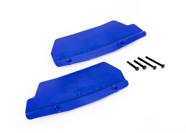Traxxas 9519X Mud guards, Rear, - Blue (left and right)/ 3x15 CCS (2)/ 3x25 CCS (2) - TRA9519X