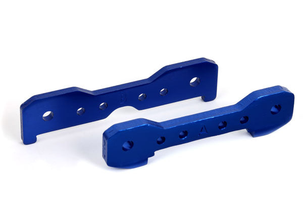 Traxxas 9527 Tie bars, Front, 6061-T6 aluminum (blue-anodized) - TRA9527