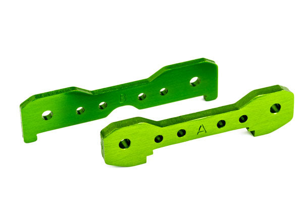 Traxxas 9527G Tie bars, Front, 6061-T6 aluminum (green-anodized)