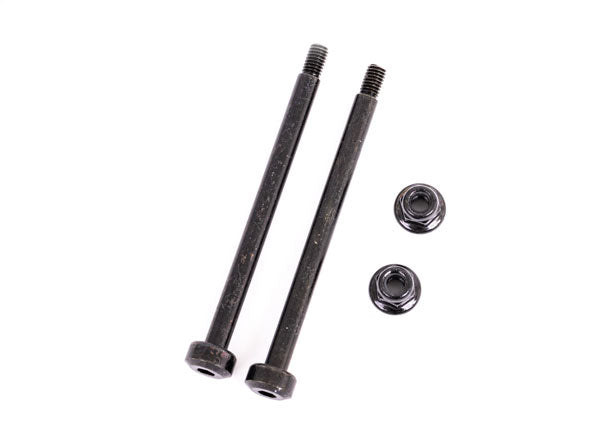 Traxxas 9542 Suspension pins, outer, Front, 3.5x48.2mm (hardened steel) (2)/ M3x0.5mm NL, flanged (2) - TRA9542