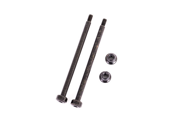 Traxxas 9543 Suspension pins, outer, Rear, 3.5x56.7mm (hardened steel) (2)/ M3x0.5mm NL, flanged (2) - TRA9543