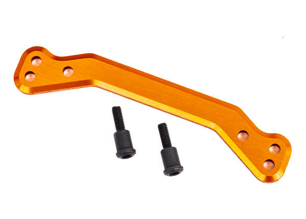 Traxxas 9546T Draglink, Steering, 6061-T6 aluminum (orange-anodized)/ 3x14mm SS (2)