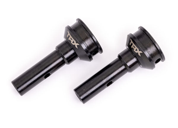 Traxxas 9553X Stub axles, hardened steel (2) (for steel constant-velocity driveshafts) (fits Sledge) - TRA9553X