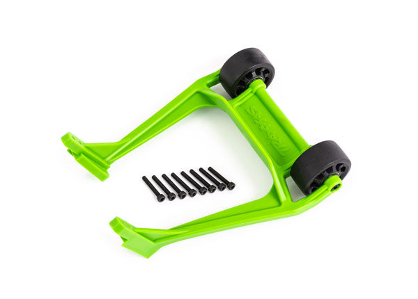 Traxxas 9576G Wheelie bar, Green (assembled)/ 3x20 CS (8) - TRA9576G