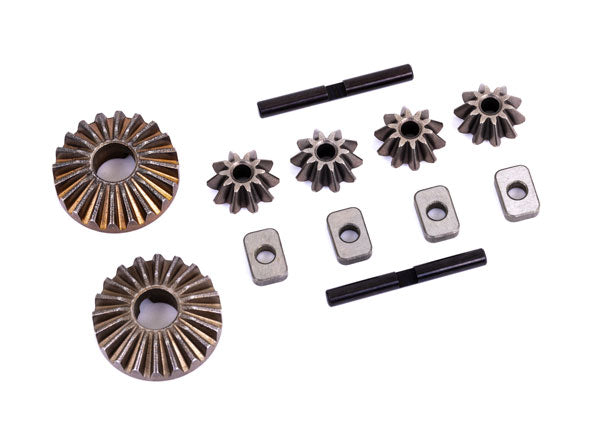 Traxxas 9582 Gear Set, Differential (Output gears (2)/ spider gears (4)/ spider gear shafts (2)/ spacers (4)) - TRA9582
