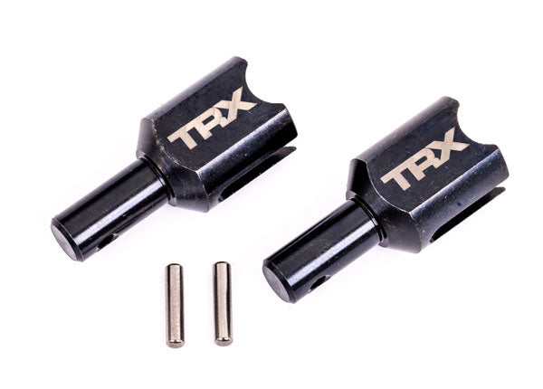 Traxxas 9583X Differential Output cup, Front or Rear (hardened steel, heavy duty) (2)/ 2.5x12mm pin (2) - TRA9583X