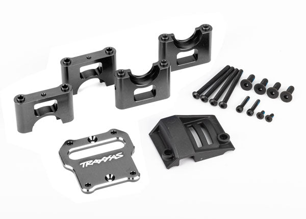 Traxxas 9584A Mount, center Differential Carrier, 6061-T6 aluminum (dark titanium-anodized) - TRA9584A