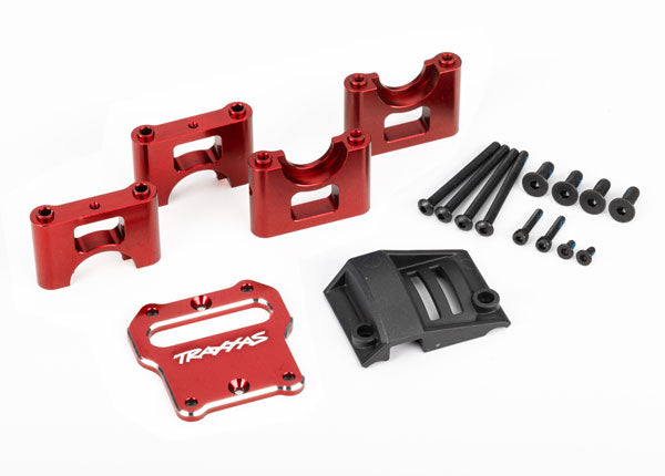 Traxxas 9584R Mount, center Differential Carrier, 6061-T6 aluminum (red-anodized) - TRA9584R