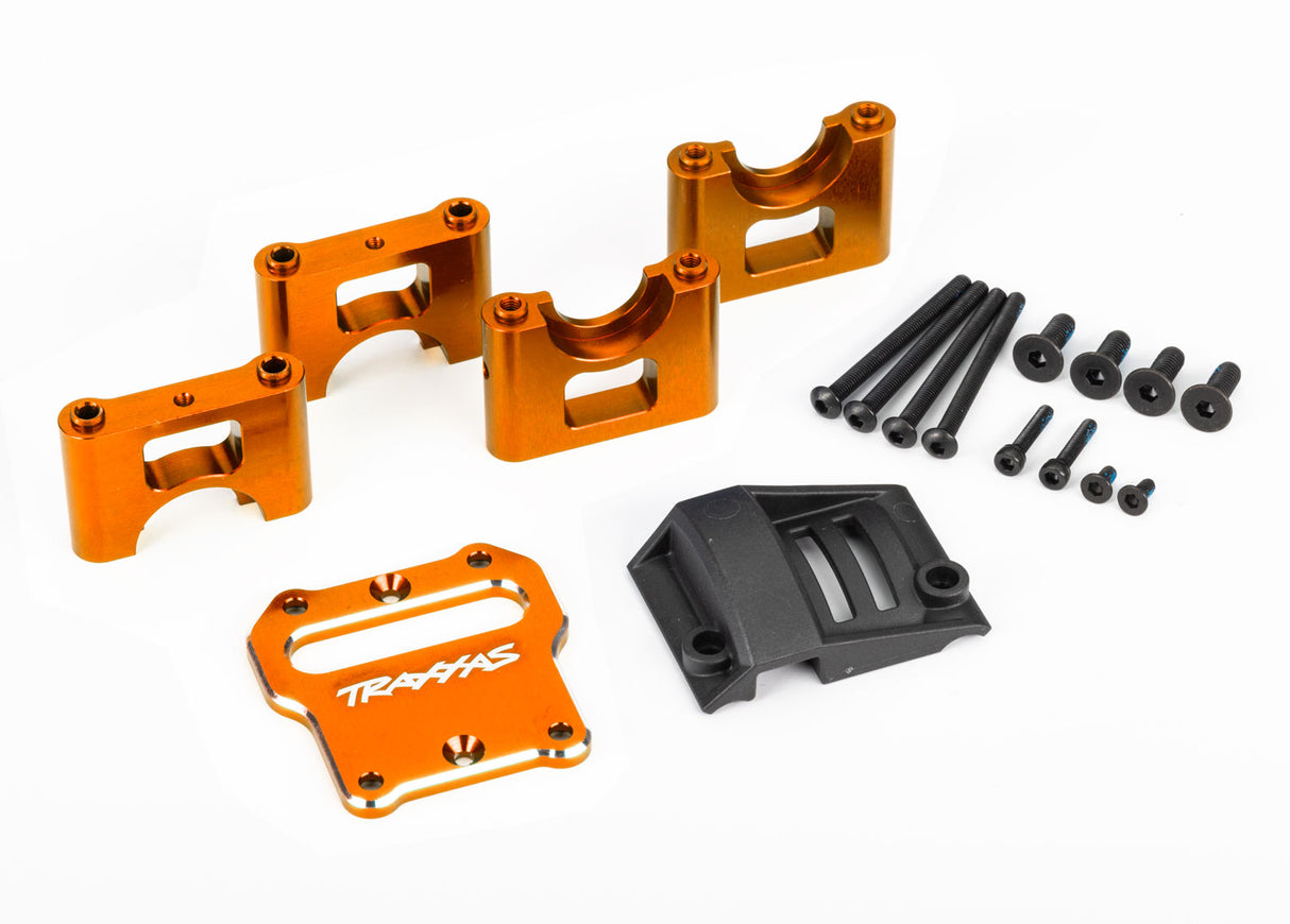 Traxxas 9584T Mount, center Differential Carrier, 6061-T6 aluminum (orange-anodized) - TRA9584T