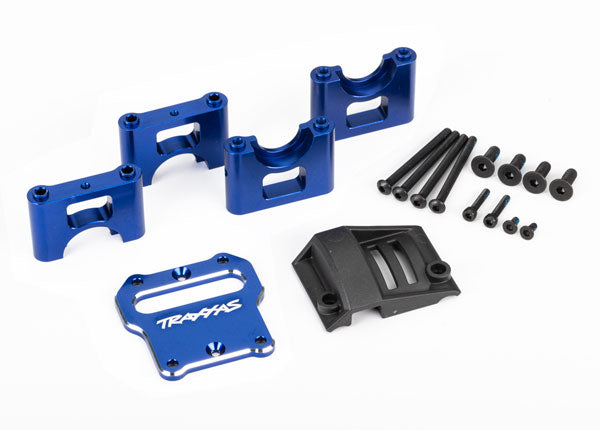 Traxxas 9584X Mount, center Differential Carrier, 6061-T6 aluminum (blue-anodized) - TRA9584X