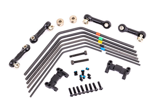 Traxxas 9595 Sway Bar kit, Sledge (Front and Rear) (includes Front and Rear Sway bars and Linkage) - TRA9595