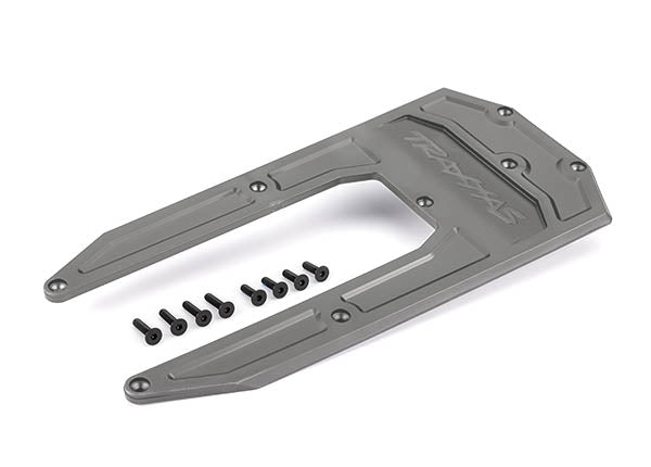 Traxxas 9623P SkidPlate, Chassis, - Gray (fits Sledge) - TRA9623P