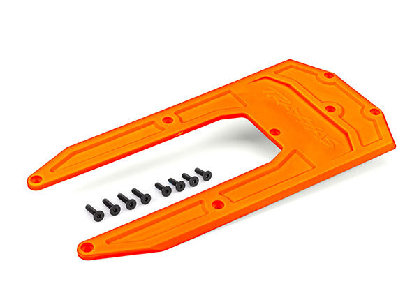 Traxxas 9623T SkidPlate, Chassis, orange (fits Sledge) - TRA9623T