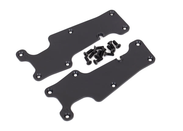 Traxxas 9633 Suspension arm covers, black, Front (left and right)/ 2.5x8 CCS (12) - TRA9633