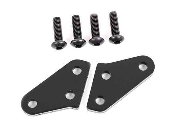 Traxxas 9636A Steering block arms (aluminum, dark titanium-anodized) (2) (fits #9537 and 9637 Steering blocks) - TRA9636A