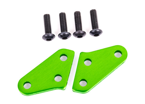Traxxas 9636G Steering block arms (aluminum, green-anodized) (2) (fits #9537 and 9637 Steering blocks) - TRA9636G
