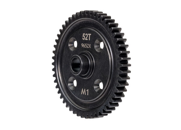 Traxxas 9652X Spur gear, 52-tooth, machined steel (1.0 metric pitch)