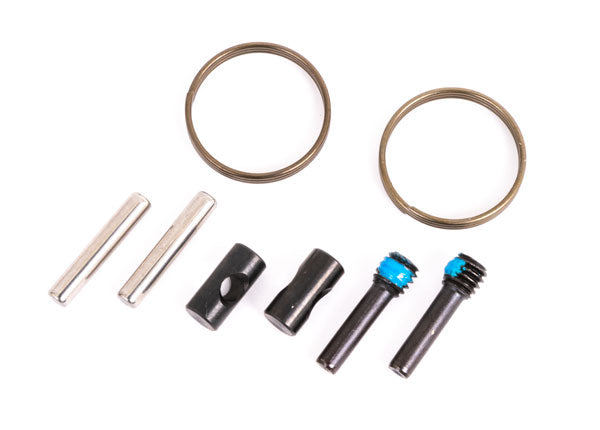 Traxxas 9656X Rebuild kit, steel constant-velocity driveshafts, center (Front or Rear) (includes pins for 2 driveshaft assemblies) (for #9655X steel CV driveshafts)