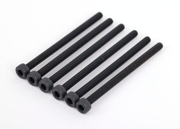 Traxxas 9682 Screws, 3x45mm cap-head machine (Hex drive) (6) - TRA9682