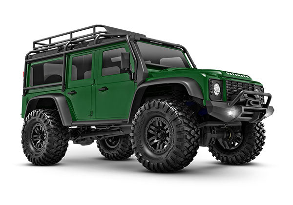 Traxxas 97054-1 TRX-4M Scale and Trail Crawler with Land Rover Defender Body: 1/18-Scale 4WD Electric Truck with TQ 2.4GHz Radio System - GREEN