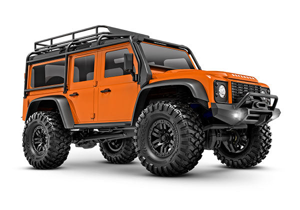 Traxxas 97054-1-ORNG TRX-4M Scale and Trail Crawler with Land Rover Defender Body: 1/18-Scale 4WD Electric Truck - Orange - TRA97054-1-ORNG