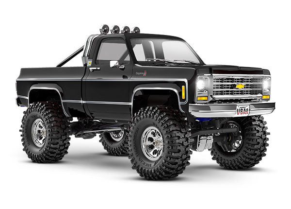 Traxxas 97064-1 TRX-4M Scale and Trail Crawler with 1979 Chevrolet K10 Truck Body: 1/18-Scale 4WD Electric Truck - Black