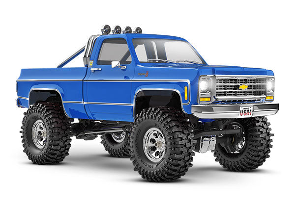 Traxxas 97064-1 TRX-4M Scale and Trail Crawler with 1979 Chevrolet K10 Truck Body: 1/18-Scale 4WD Electric Truck - Blue