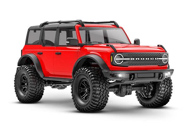 Traxxas 97074-1-RED TRX-4M Scale and Trail Crawler with Ford Bronco Body: 1/18-Scale 4WD Electric Truck with TQ 2.4GHz Radio System - TRA97074-1-RED