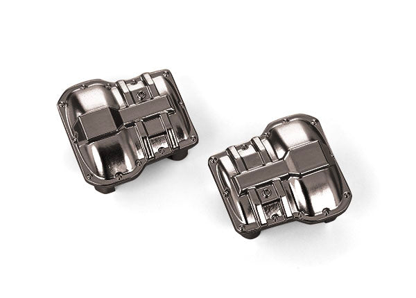 Traxxas 9738BLKCR Axle cover, Front or Rear (black chrome) (2) - TRA9738-BLKCR
